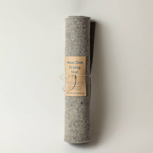 Load image into Gallery viewer, wool eco kitchen drying mat
