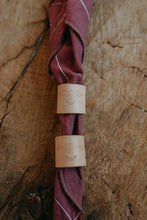 Load image into Gallery viewer, leather stamped bandana cuffs