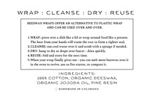 Load image into Gallery viewer, natural beeswax wraps / saddle + sage