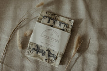 Load image into Gallery viewer, natural beeswax wraps / saddle + sage