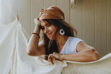 Load image into Gallery viewer, plant dyed silk scarves