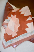 Load image into Gallery viewer, western scarf wild rag / geometric mountains
