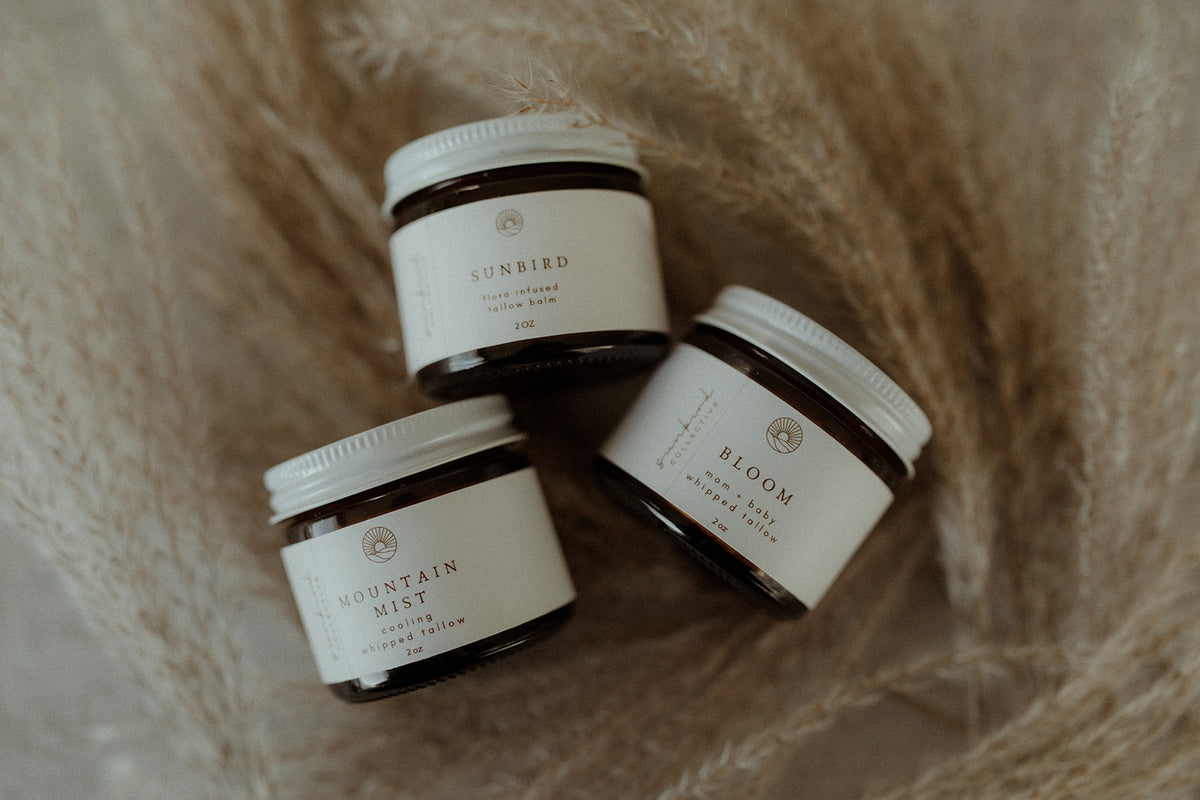 tallow whip trio / sampler Sunbird Collective