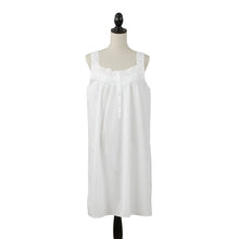 Load image into Gallery viewer, white cotton classic nightgown
