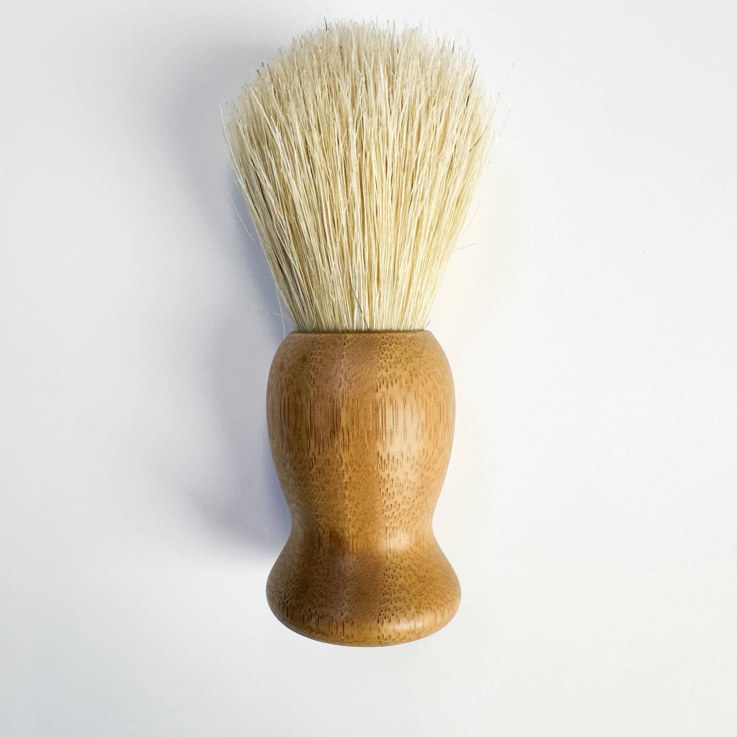 bamboo + boar shaving brush