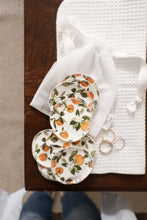 Load image into Gallery viewer, organic cotton rounds / clementine
