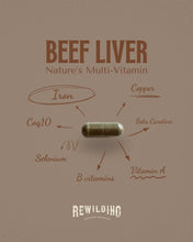 Load image into Gallery viewer, regenerative USA beef liver capsules
