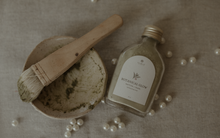 Load image into Gallery viewer, botanical glow / matcha + pearl clarifying face mask
