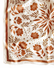 Load image into Gallery viewer, silk bandana scarf / desert floral

