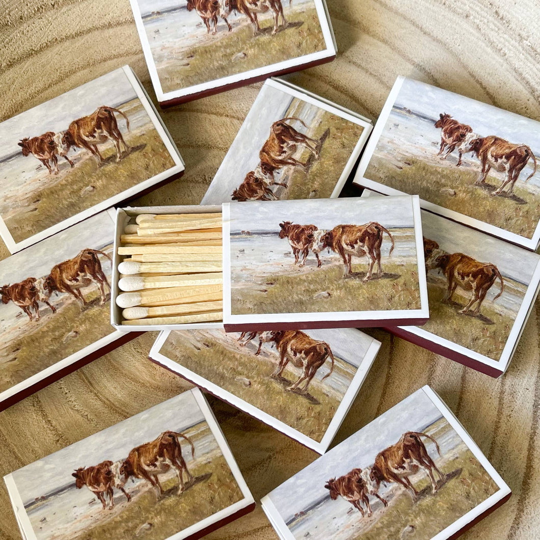 vintage cattle matches